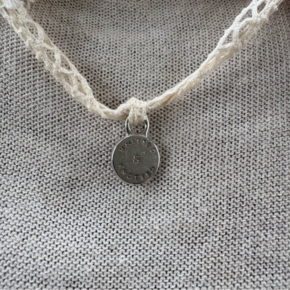 Anthropologie Knitted & Knotted Tiered Cream Peplum Wool Blend Sweater Size S - Picture 4 of 9